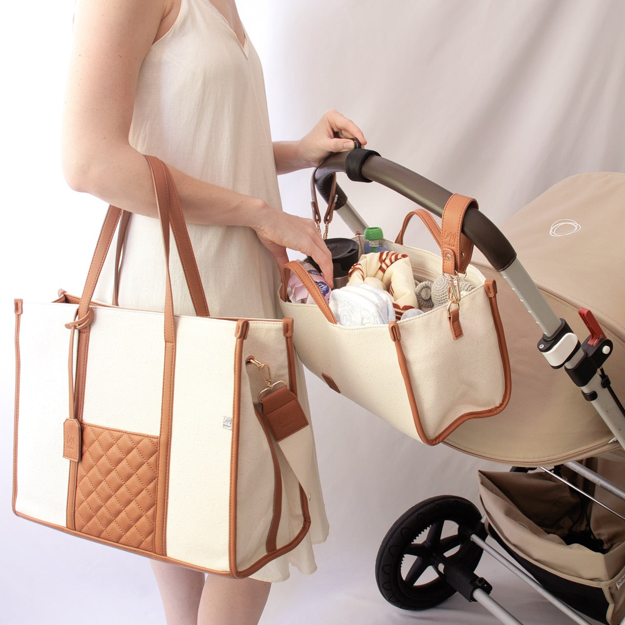 Shyla 2-in-1 Complete | Baby Bag + Pram Caddy