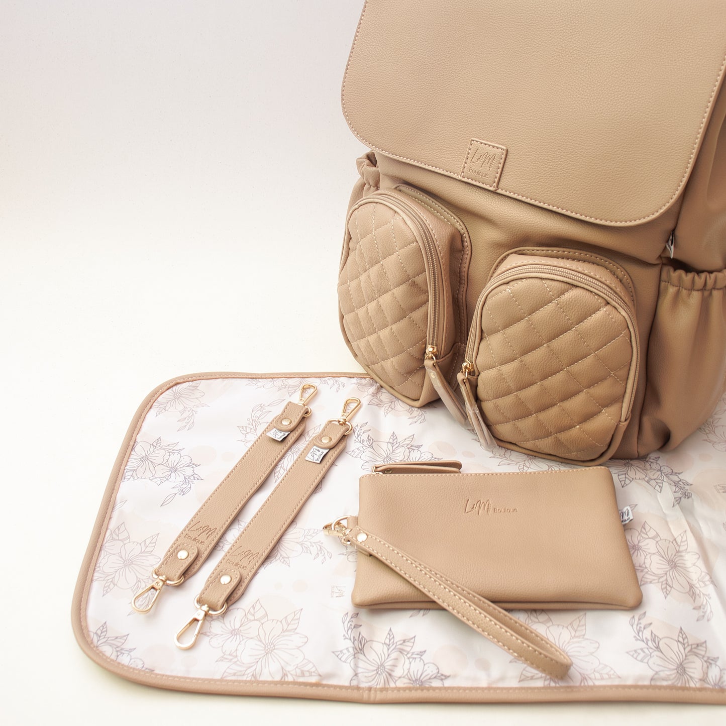 Milana Nappy Bag 2.0 - Taupe