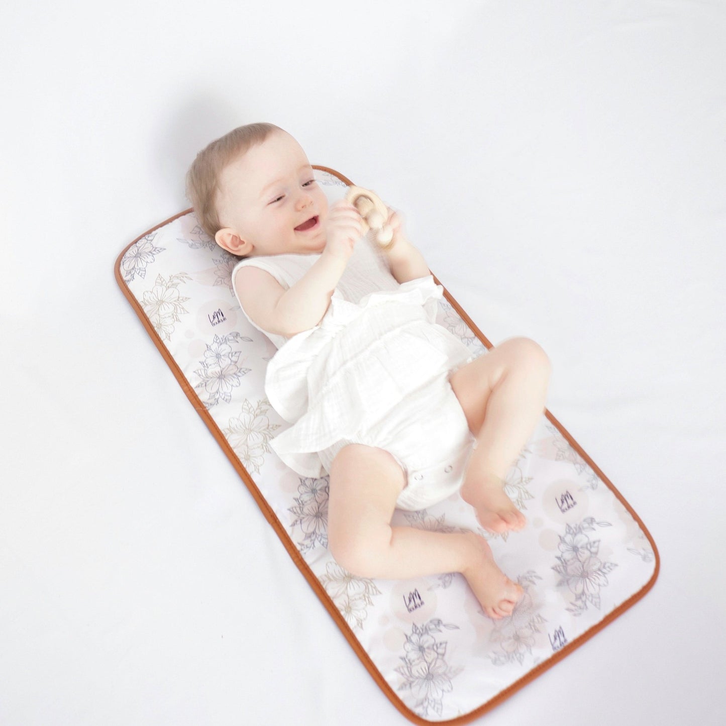 L&M Milana Baby Changing Mat - Tan - L&M Boutique