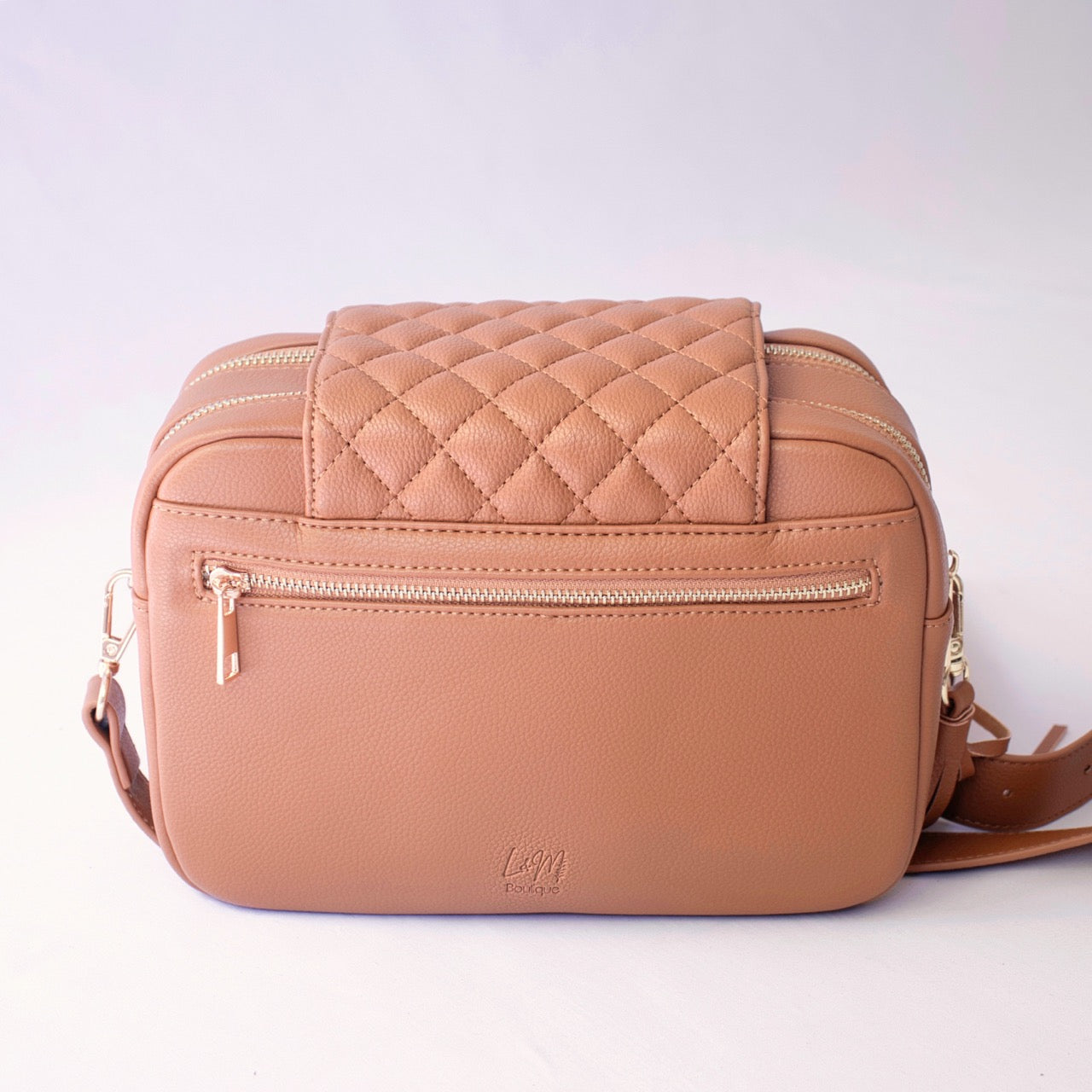 Kaia Baby Nappy Bag - Tan