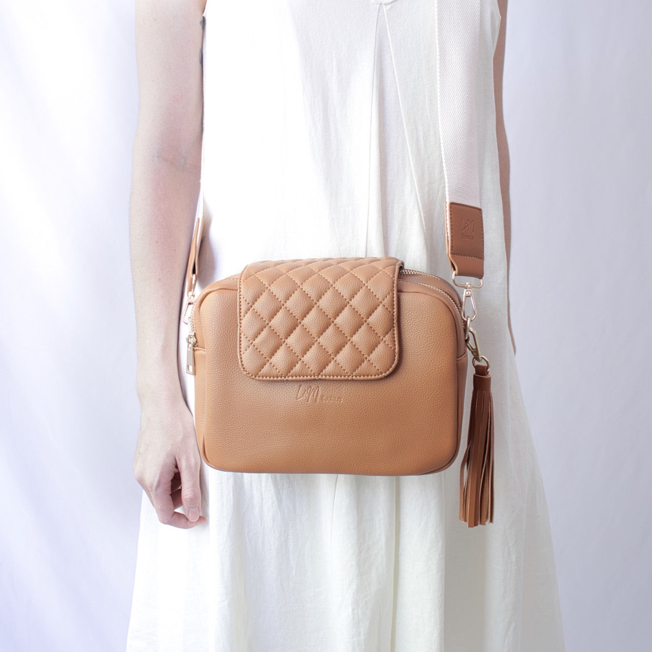 Kaia Baby Nappy Bag - Tan