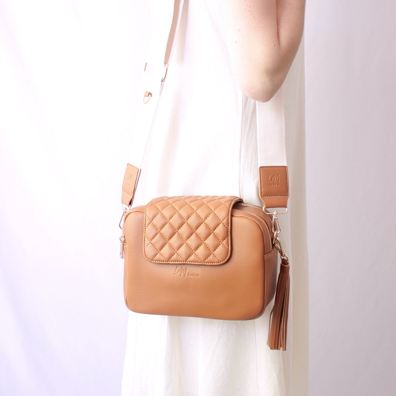 Kaia Baby Bag Urban Shoulder Strap - Tan