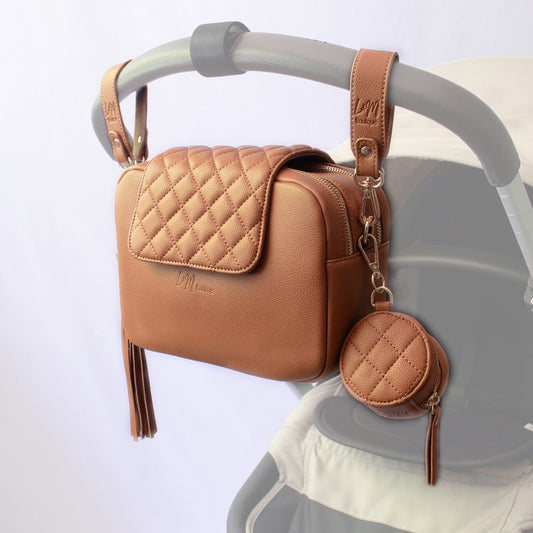 Kaia Baby Bag Pacifier Case - Tan