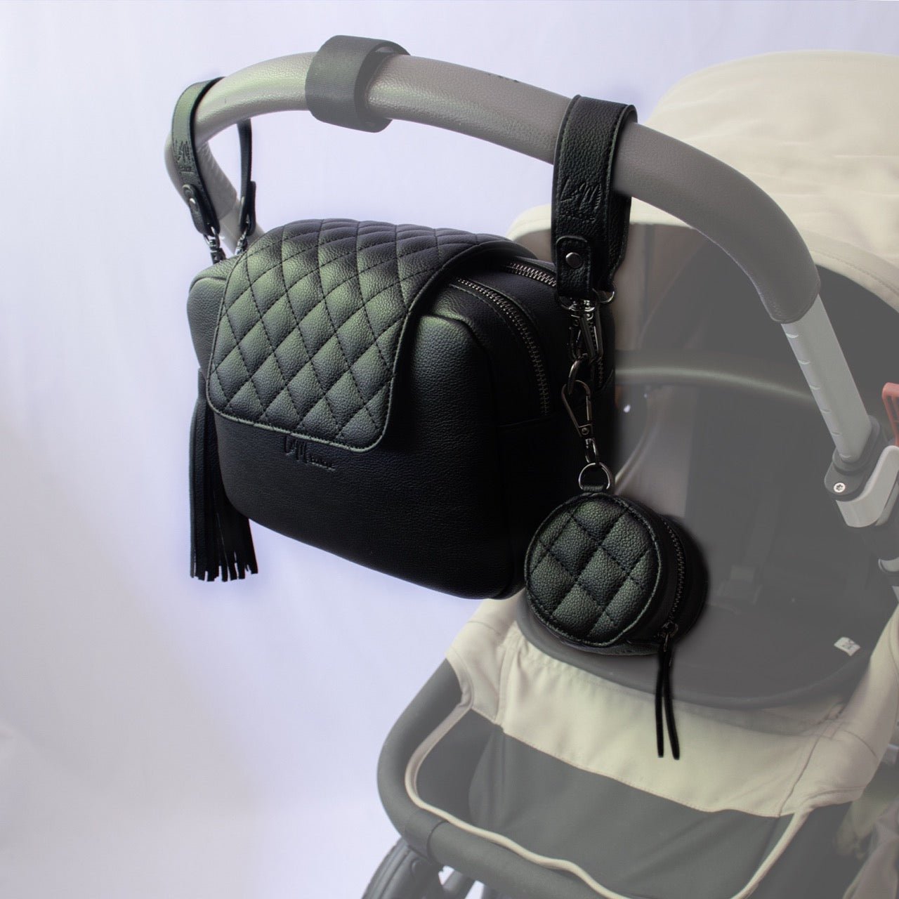 Kaia Baby Bag Pacifier Case - Matte Black
