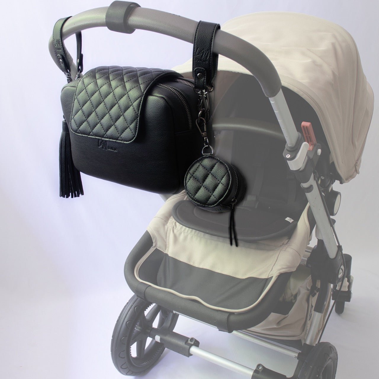 Kaia Baby Bag Pacifier Case - Matte Black