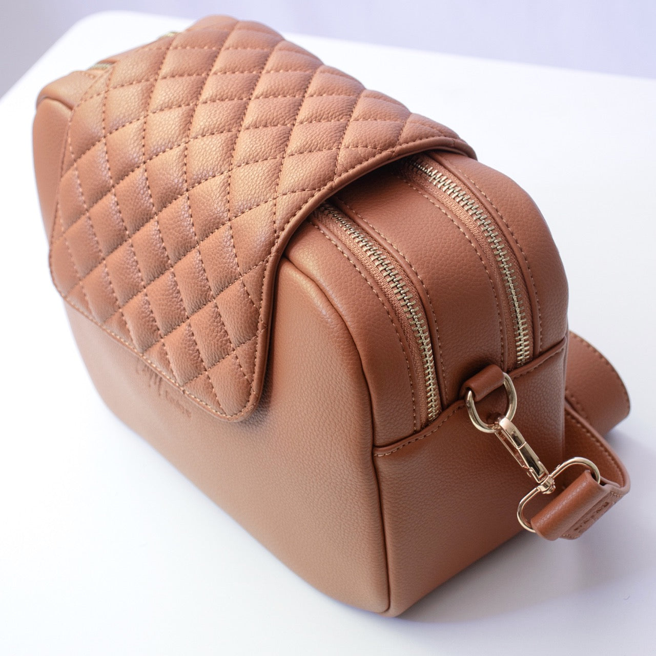 Kaia Baby Nappy Bag - Tan