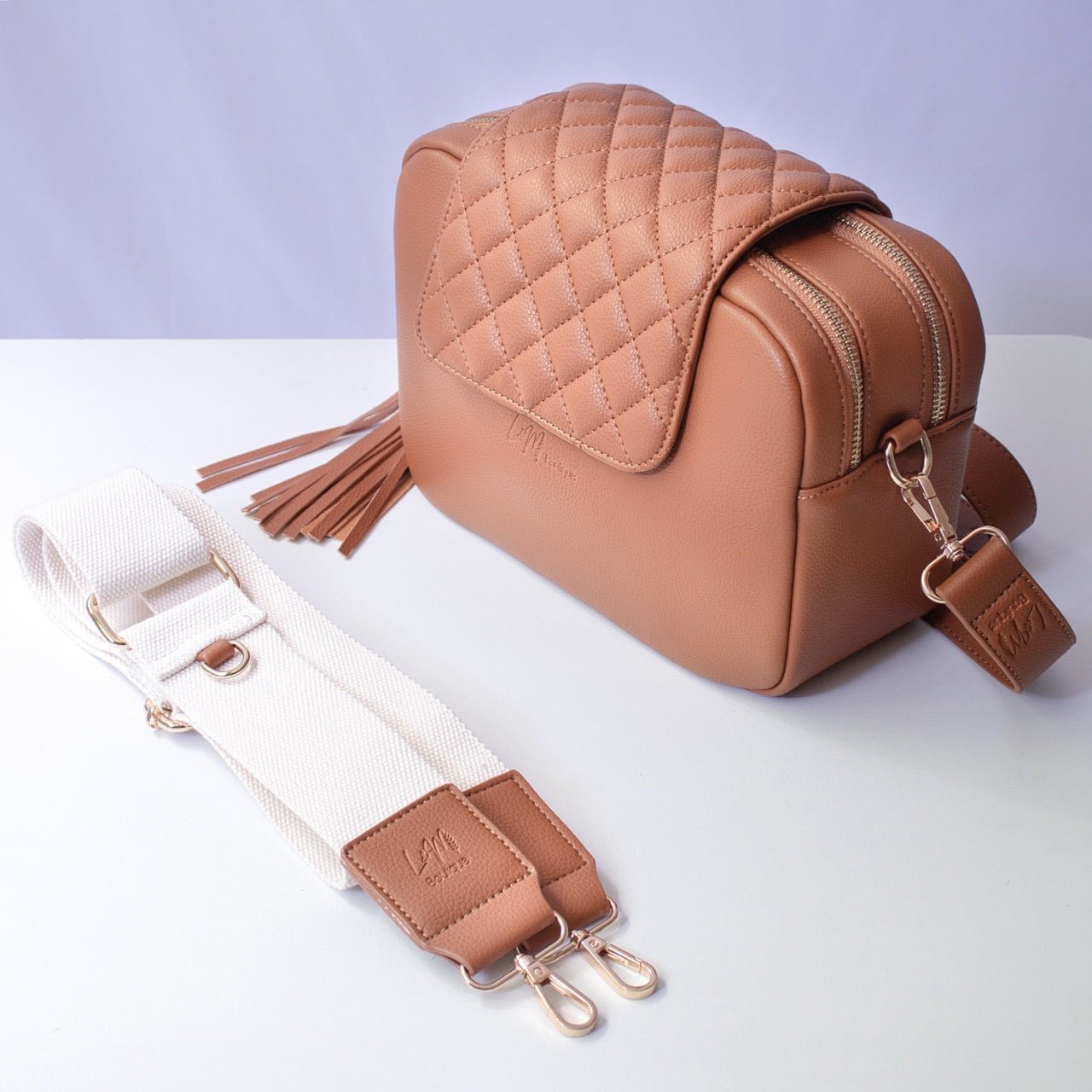 Kaia Baby Bag Urban Shoulder Strap - Tan