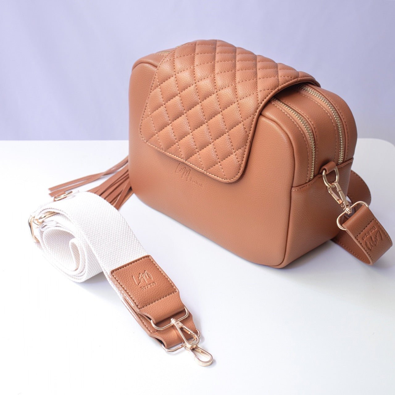 Kaia Baby Bag Urban Shoulder Strap - Tan