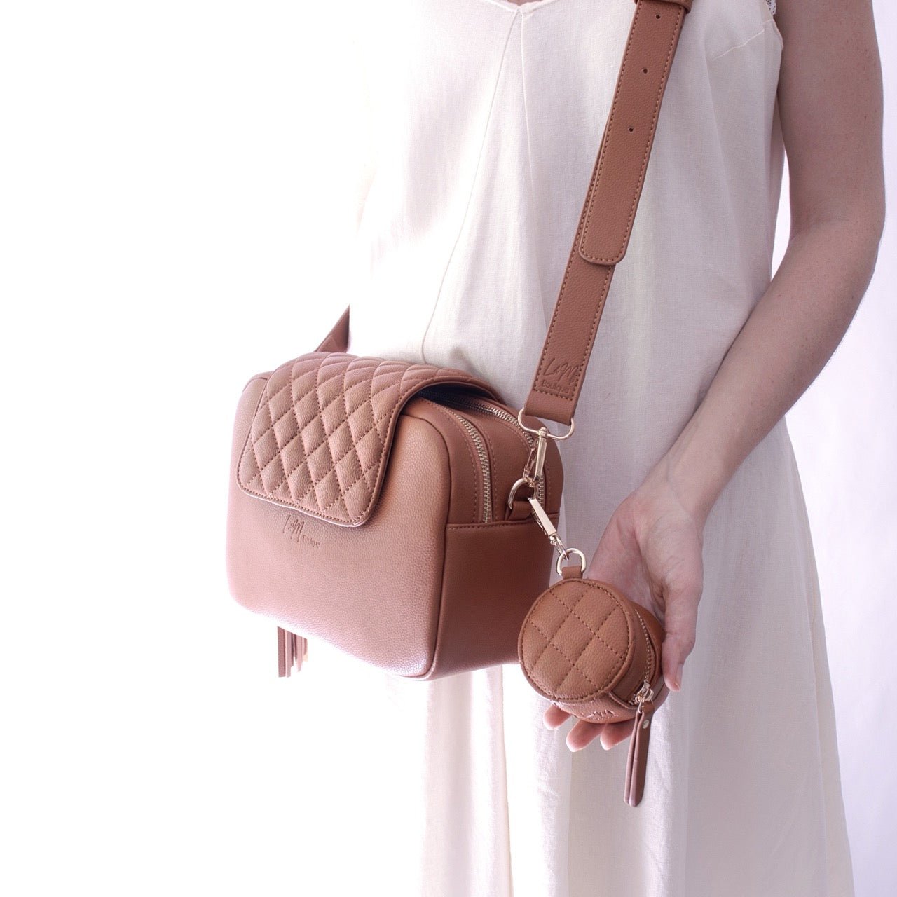Kaia Baby Bag Pacifier Case - Tan