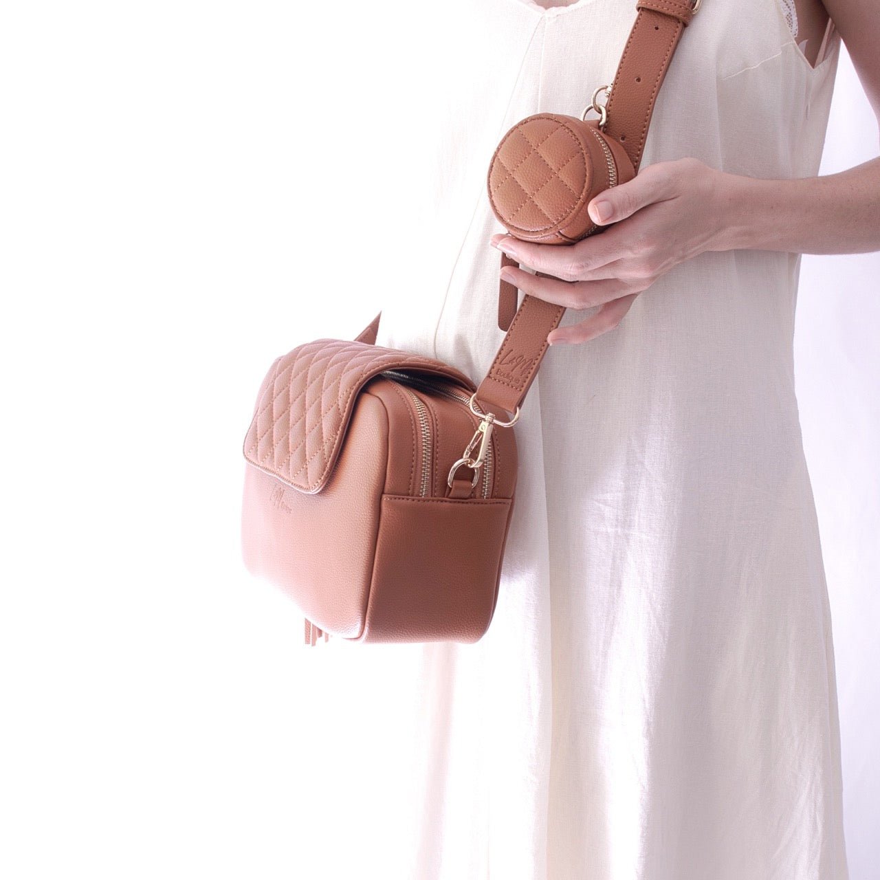 Kaia Baby Bag Pacifier Case - Tan