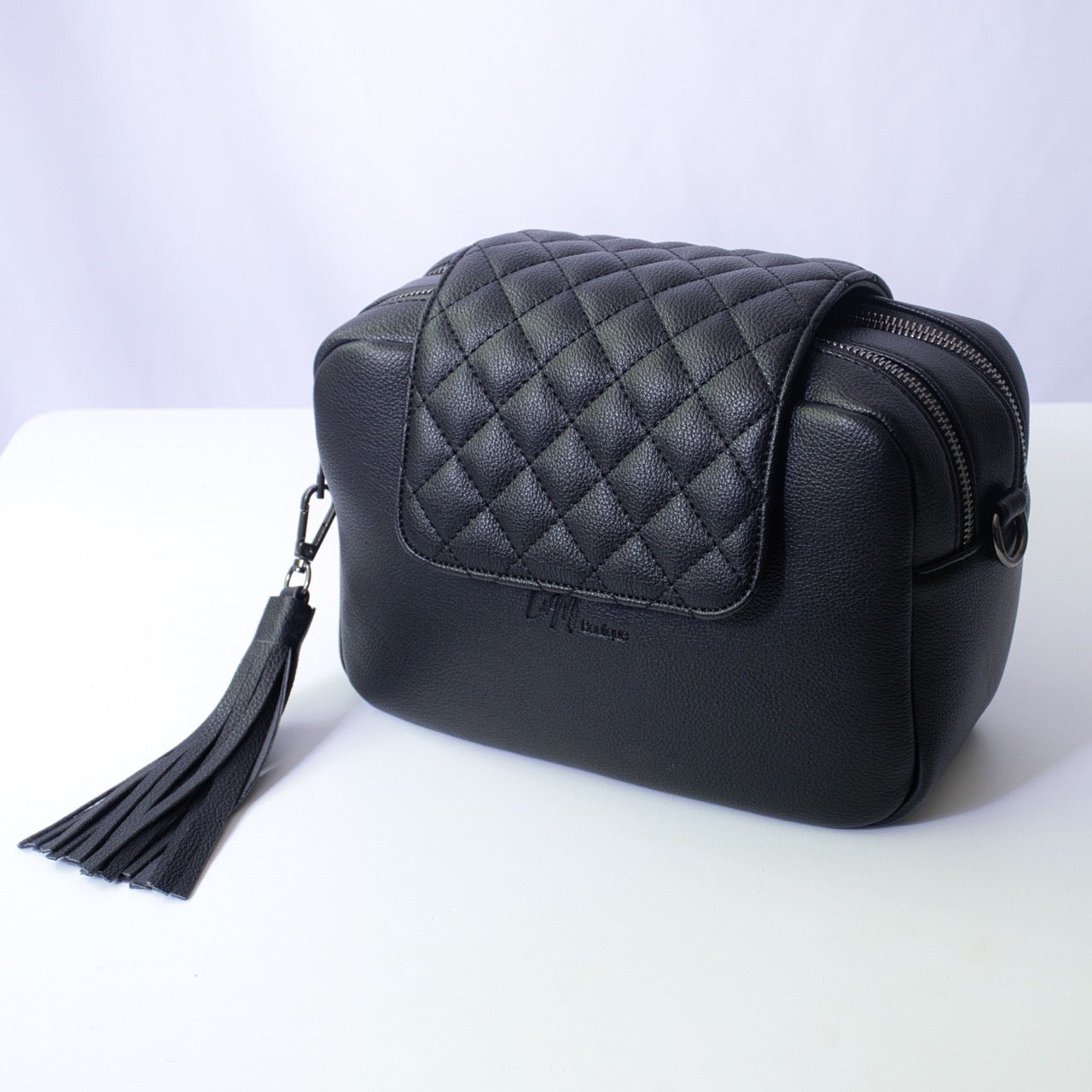 Kaia Baby Nappy Bag - Matte Black