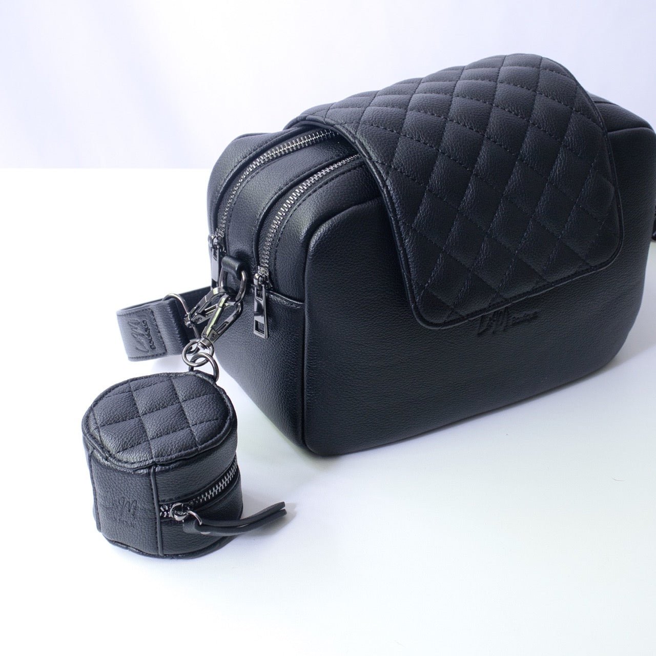 Kaia Baby Bag Pacifier Case - Matte Black