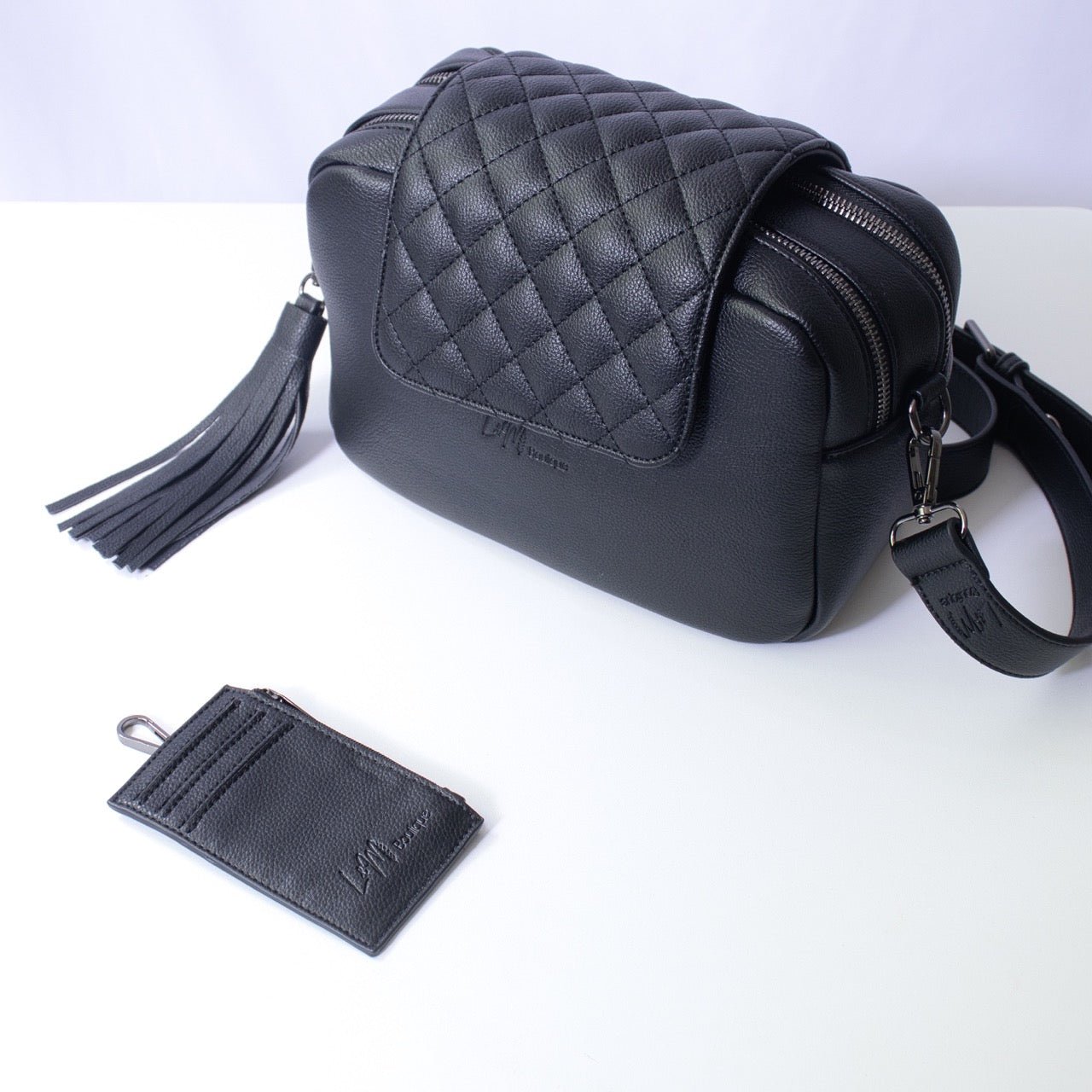 Kaia Card Holder - Matte Black