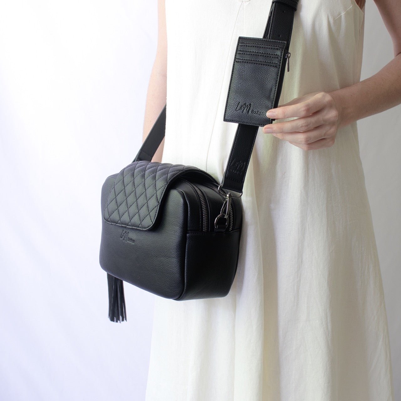 Kaia Card Holder - Matte Black