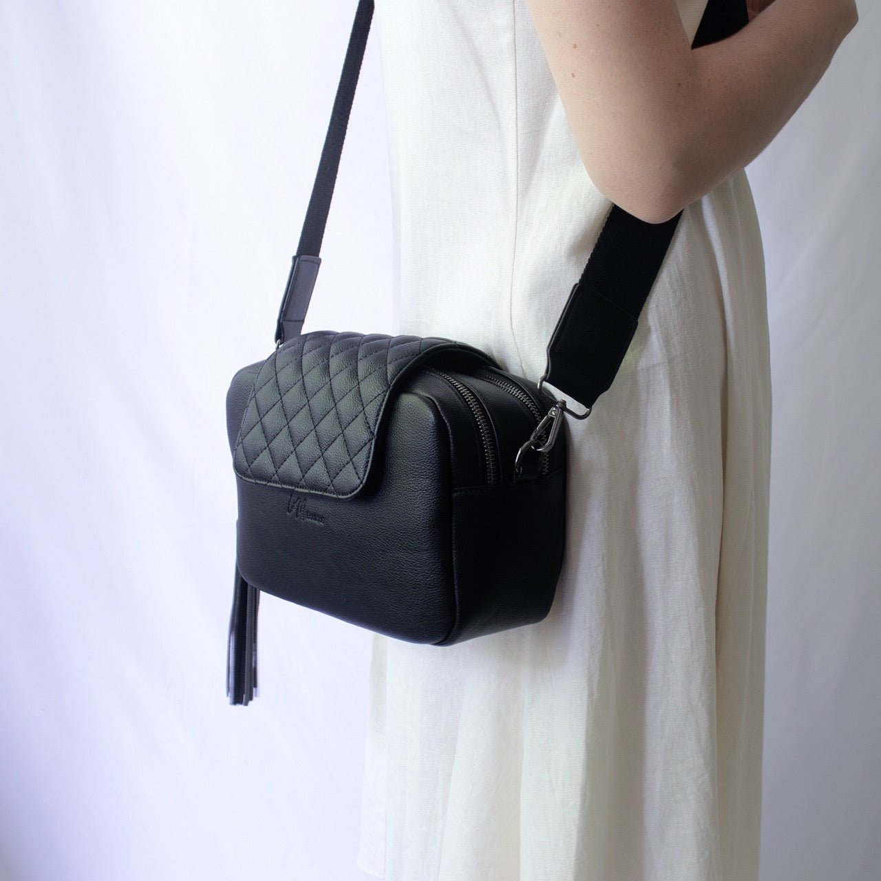 Kaia Baby Bag Urban Shoulder Strap - Black
