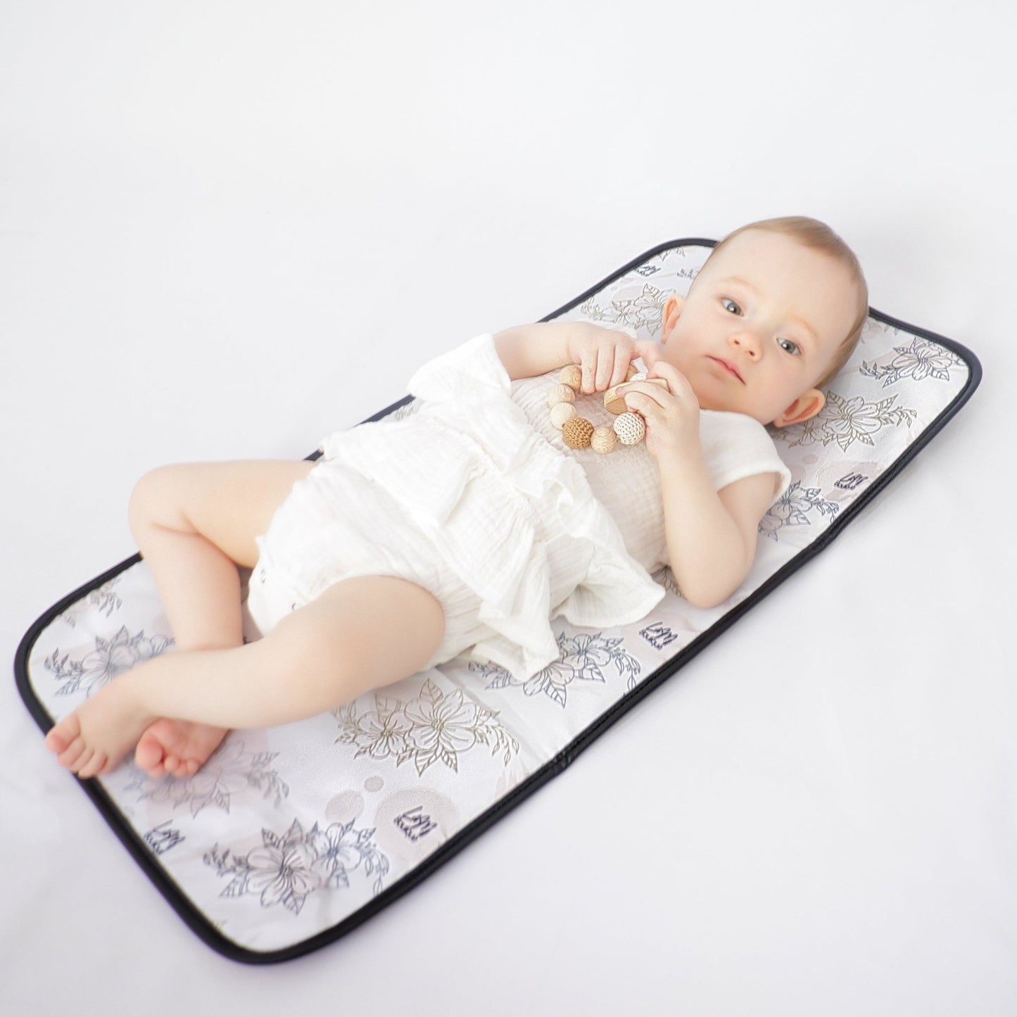 L&M Milana Baby Changing Mat - Matte Black - L&M Boutique