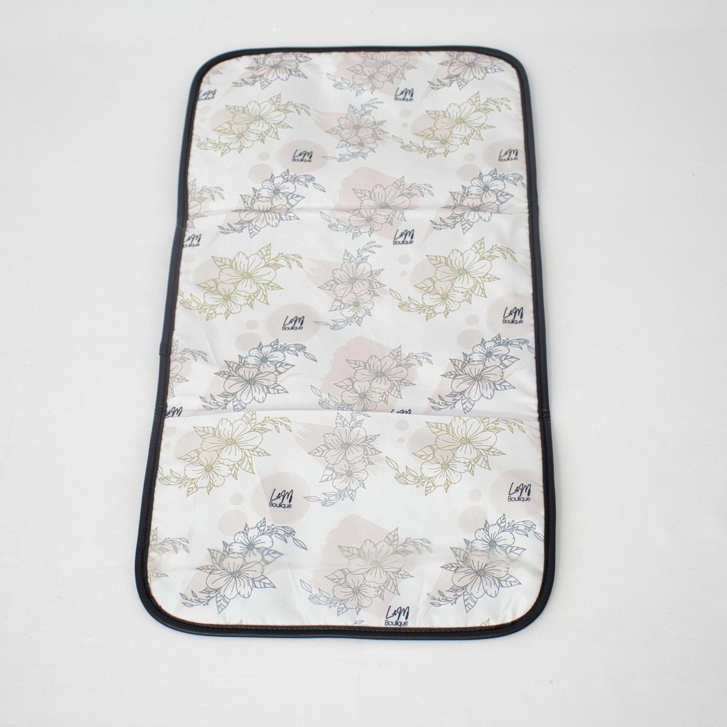L&M Milana Baby Changing Mat - Matte Black - L&M Boutique
