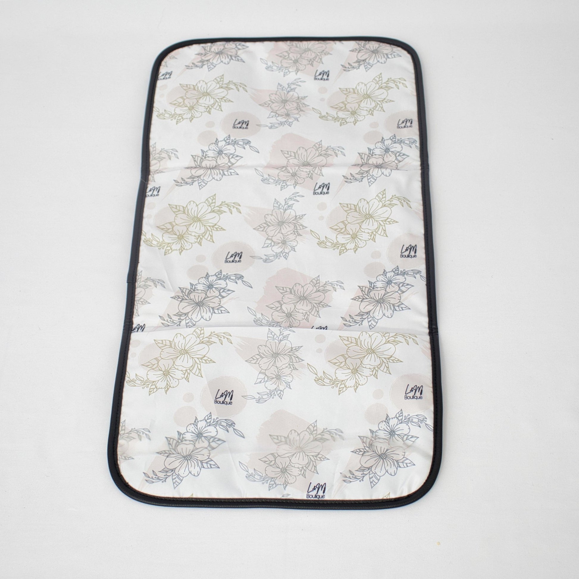 L&M Milana Baby Changing Mat - Matte Black - L&M Boutique