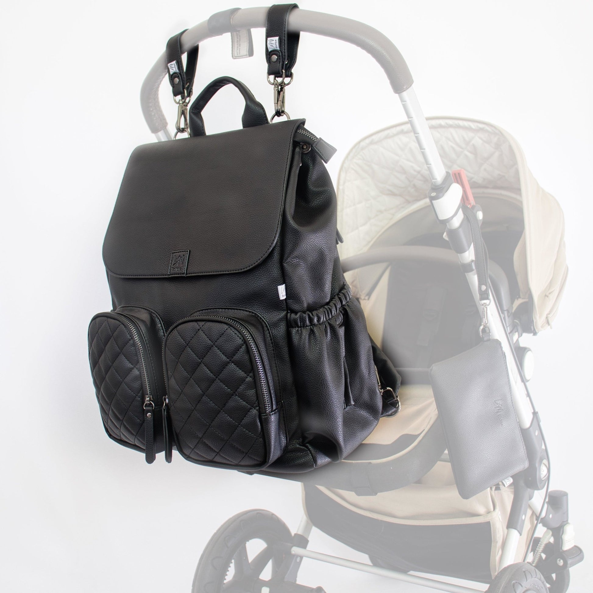 L&M Pram Straps - Matte Black - L&M Boutique