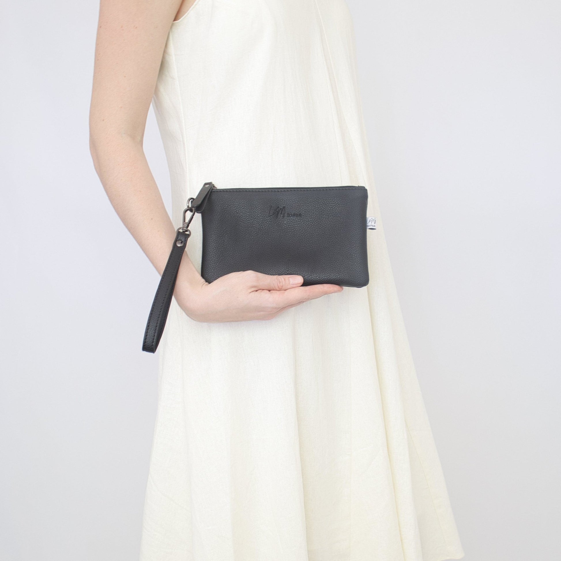 L&M Signature Clutch - Matte Black - L&M Boutique