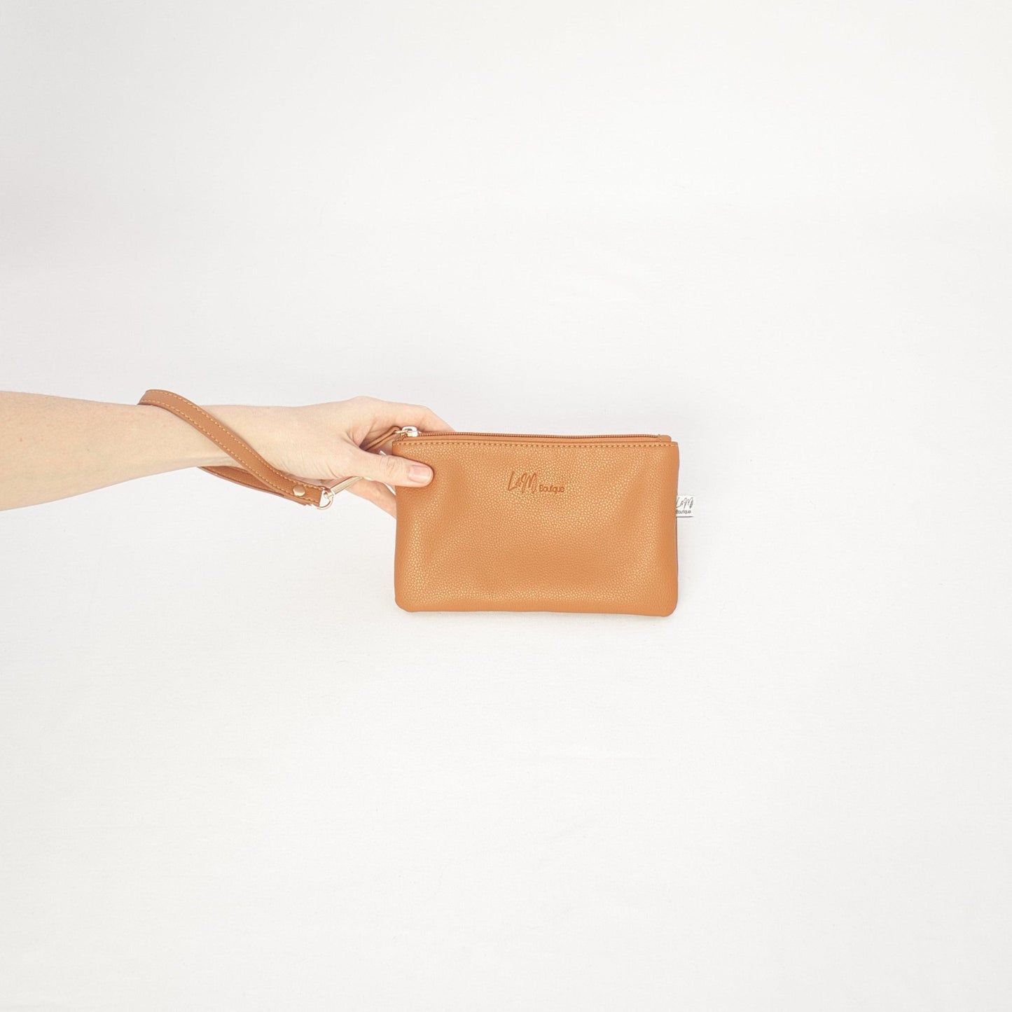 L&M Signature Clutch - Tan - L&M Boutique