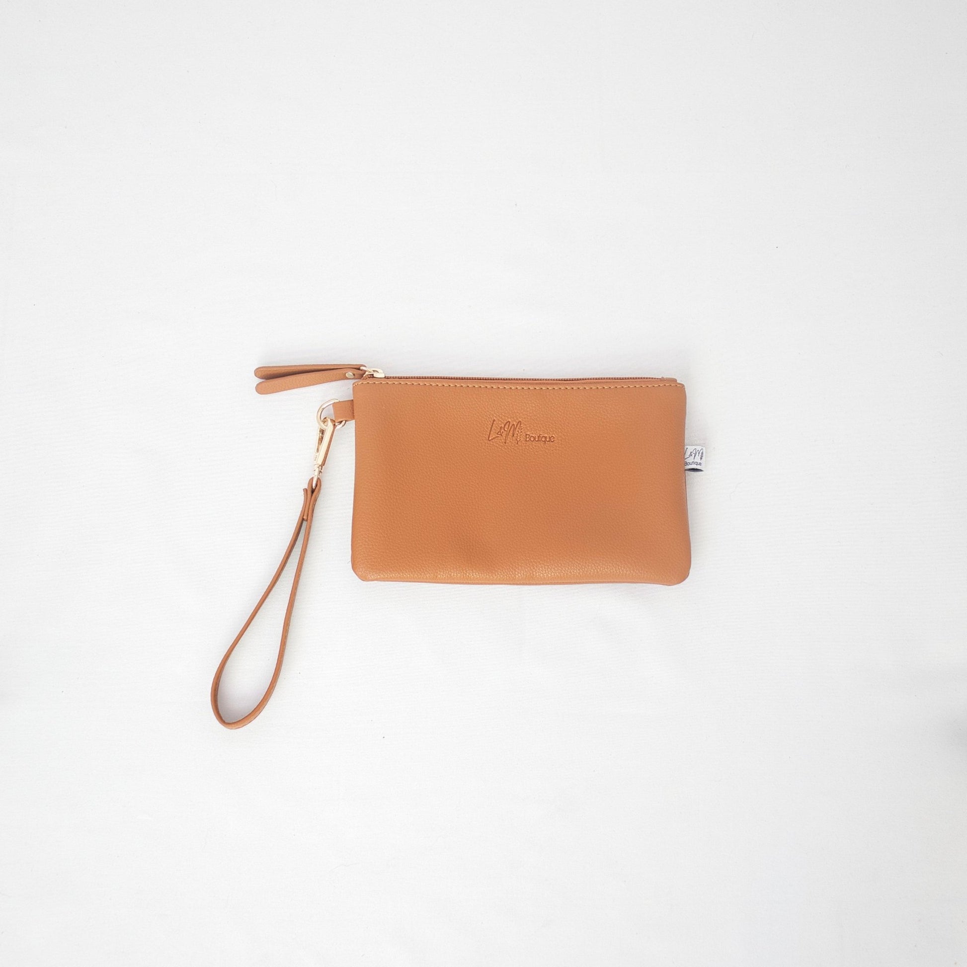 L&M Signature Clutch - Tan - L&M Boutique
