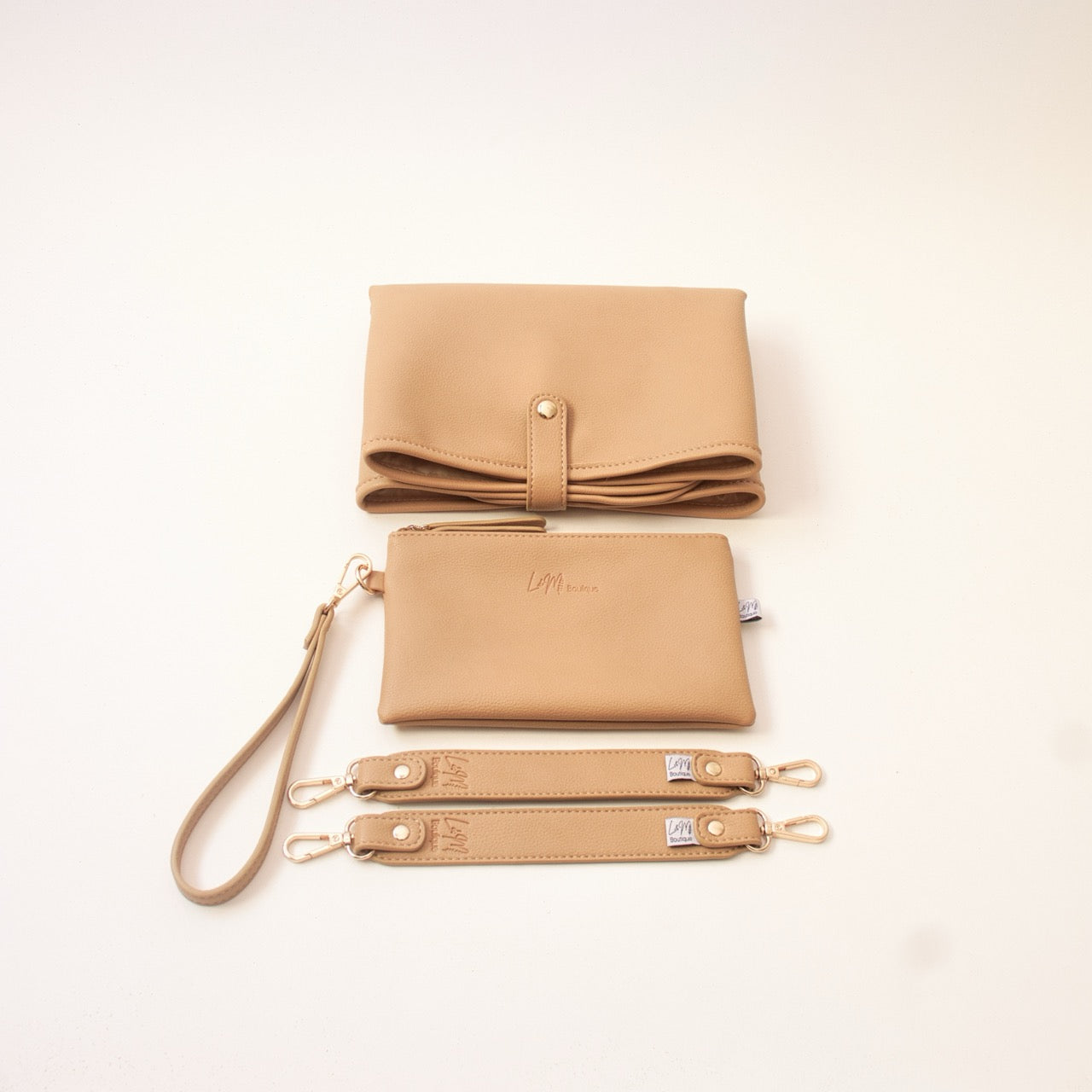 Milana Nappy Bag - Camel