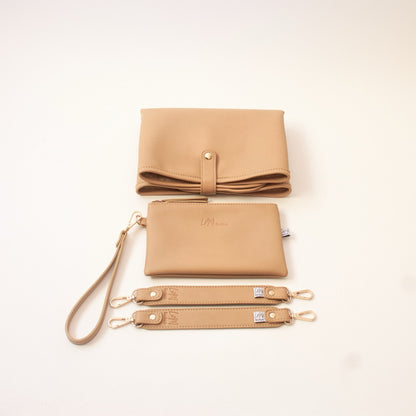 Milana Nappy Bag - Camel