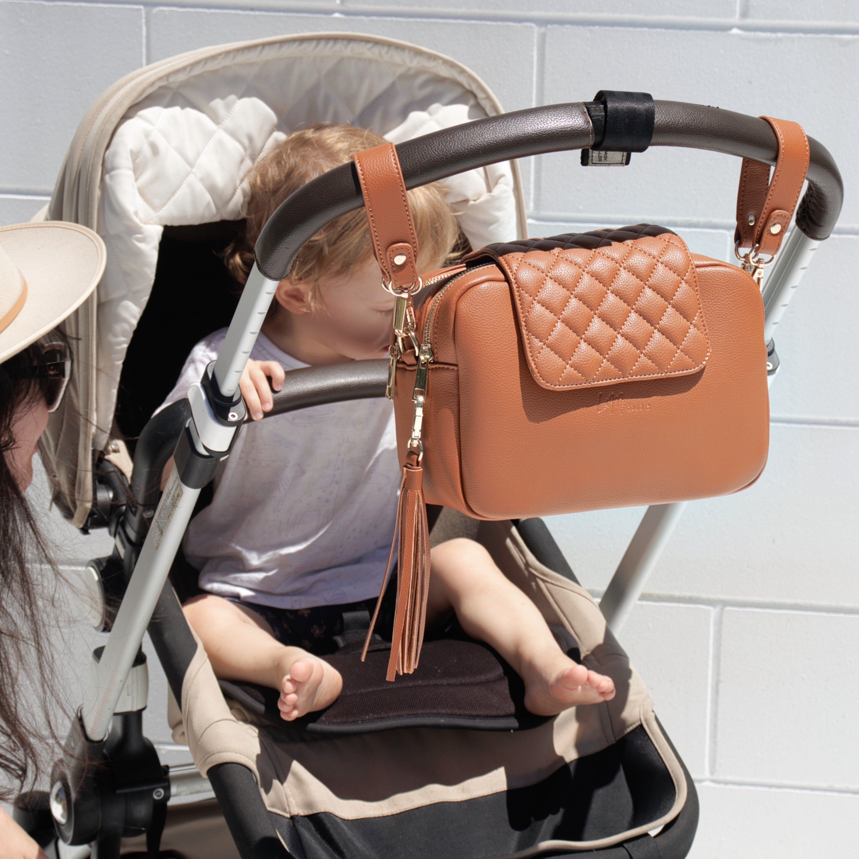 Load video: Packing Kaia Nappy Bag by L&amp;M Boutique Australia | Crossbody Baby Bag
