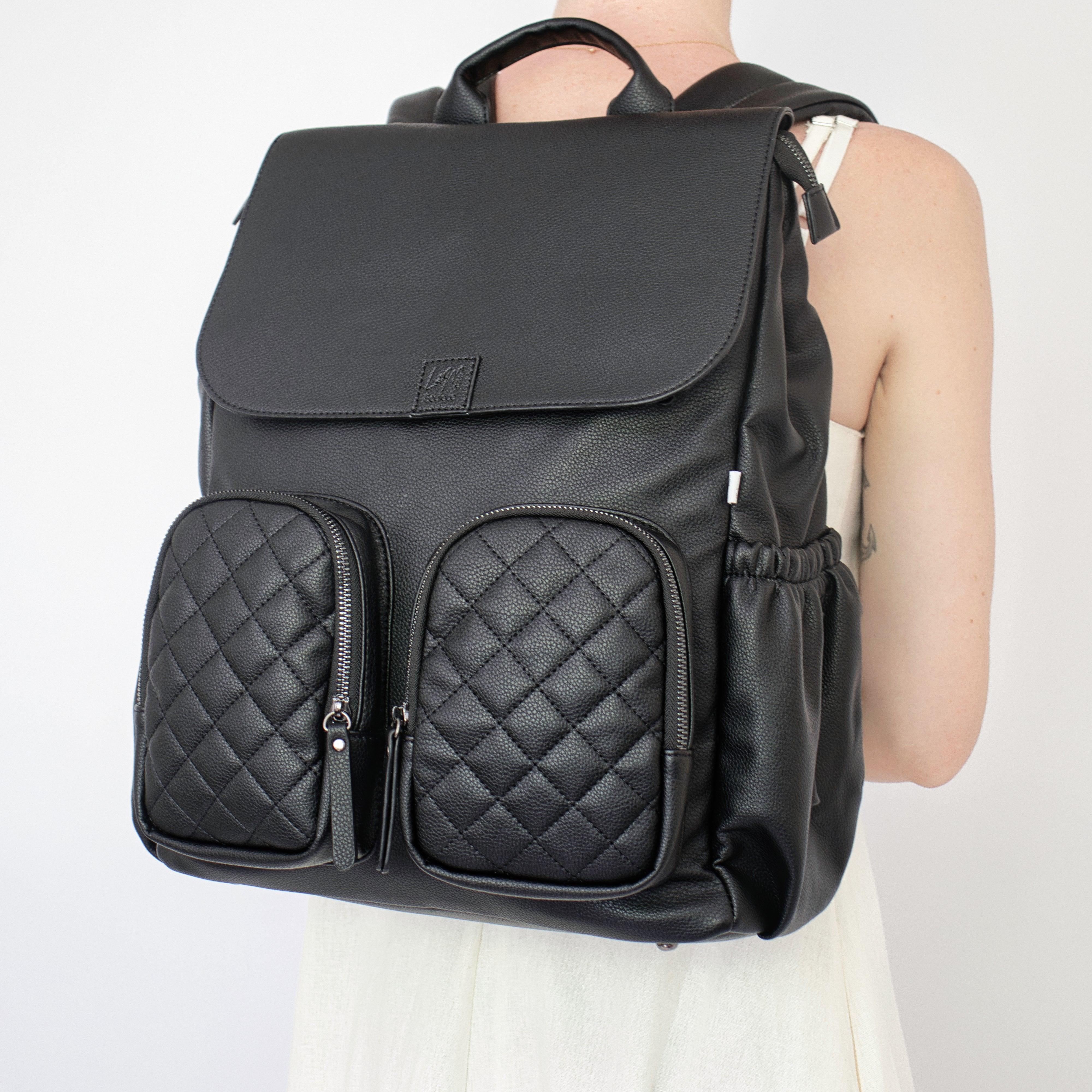 Milana Baby Bag Matte Black