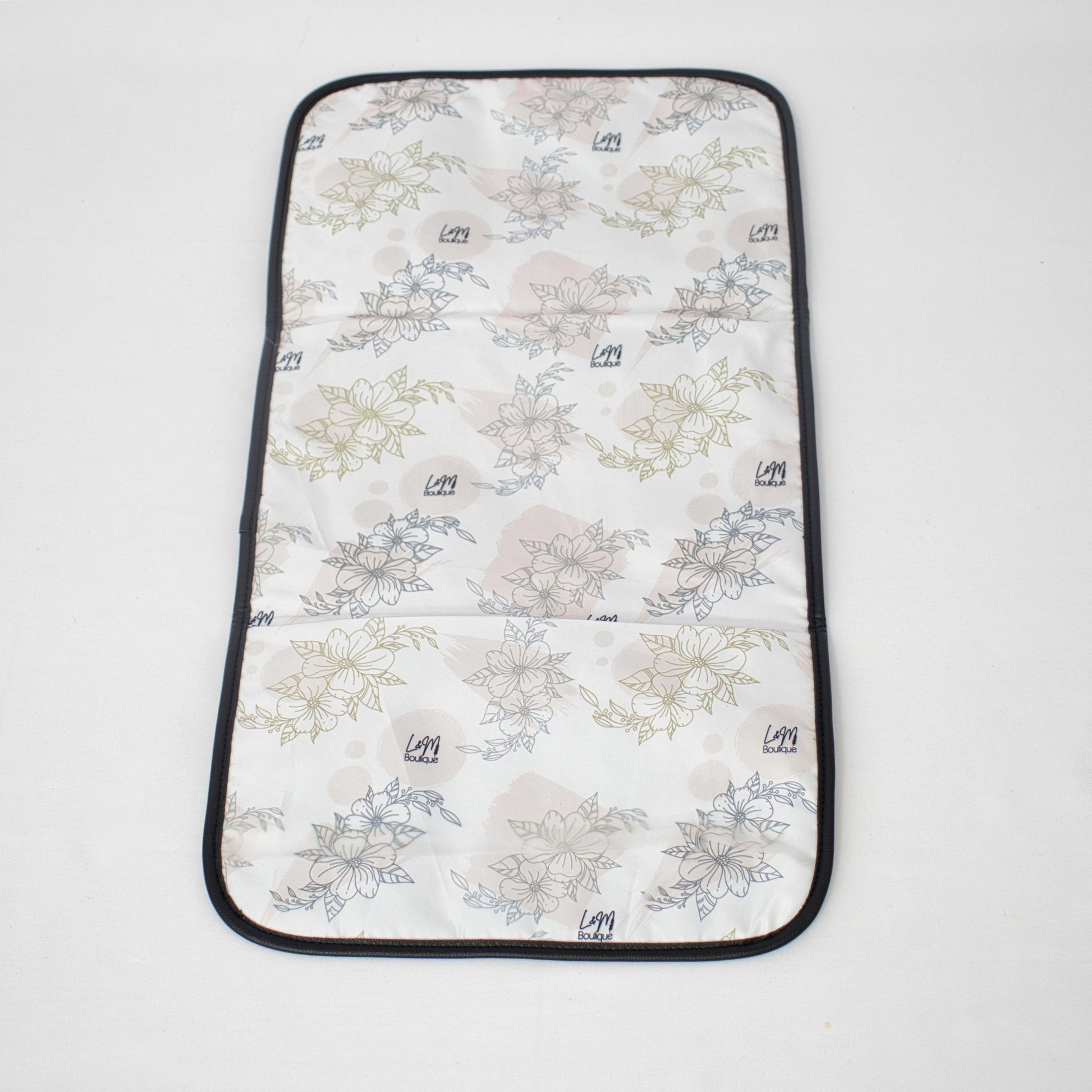 L&M Milana Baby Changing Mat - Matte Black - L&M Boutique 